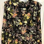 Sugar Lips Night Bloom Wilhem Ruffle Blouse - Black Multi Photo 3