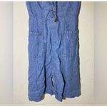 Holding Horses Anthropologie  Denim Blue Chambray Lace Casual Dress ( 4 )‎ Photo 2