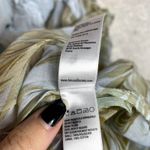 Amuse Society ‎ Robe Midsummer Palm Blue Green Midi Sheer Lined Ruffle Tank Dress Photo 3