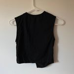 black cut out crop top tank Size M Photo 3