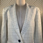 Joie  Villette Ruffled Plaid Blazer Jacket‎ Photo 3