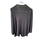 Tribal Brand Cardigan chunky knit loose weave sweater. Black Size M Photo 1