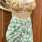 Cute floral crop/bralette top Size XS Yellow Photo 1