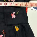 Old Navy  Floral Semi Sheer Babydoll V-Neck Blouse Long Sleeve Size Small New Photo 2