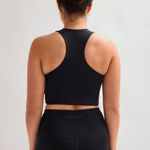 Girlfriend Collective  | Paloma Racerback‎ Active Sports Bra in Black Size Small Photo 2