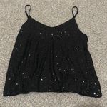 BB Dakota Black Sparkly Tank Top Photo 0