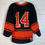 K1 Sportswear Vintage Nashville Flyers Hockey Jersey Stitched Lace Up K1 #14 size young large Photo 2