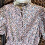 Roolee  Floral Elastic Waist Dress Size S Photo 2