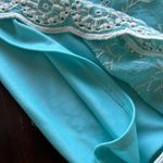 Rebellion  Belted Strapless Tiered Ruffle Stretch Waist Eyelet Trim Dress Size 1X Photo 6