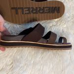 Merrell  leather sandals size 10 brown color BNWOT see all pictures Photo 8