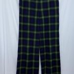 J. McLaughlin Brock Pants Regimental Plaid SZ 10 Classic Holiday Preppy Timeless Photo 0