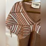 Savanna Jane Brown and Pink Embroidered Aztec Print Top Photo 6