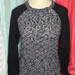 Calvin Klein Jeans  Black and Gray Crew Neck Sweater Photo 0