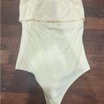 Live in the Moment Yellow Off-The-Shoulder bodysuit  Photo 0