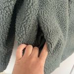 Urban Outfitters Green Teddy Sherpa Jacket Photo 4