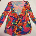 Colorful bikini and cover up set Multiple Size M Photo 3
