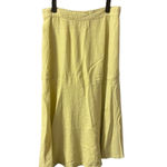 Free People POPPY BUTTER YELLOW LINEN SKIRT Photo 2