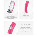 Boutique NEW Women's White Ceramic Pave Diamond Sterling‎ Silver Band Ring, Size 7 Photo 4