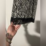 Victoria's Secret Victoria’s secret Vintage Y2K Zebra Print Slip Dress with Lace Trim hem Size L Photo 7