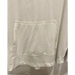 LuLaRoe NWT Amber Hoodie White Blue Stars Cowl Neck Long Sleeve Size L America Photo 2