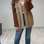 Entro Color blocked ribbed sweater jacket Photo 1