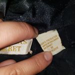 Victoria's Secret Vintage  gold label medium Black floral strappy back slip dress Photo 3