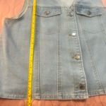 SHEIN Blue Denim Vest Size 2XL Photo 8