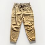CAbi Jargon Jogger Pants Women’s Cargo Acorn Brown Tan Size Medium Casual Photo 1