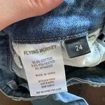 Boutique Flying Monkey Raw Hem Medium Wash Skinny Jeans Photo 3
