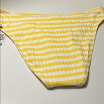 Anthropologie New Solid & Striped lemon strip Daphne bottom size Large yellow white daisy Photo 5