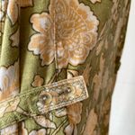 White Stag  Olive and Cream Floral Dress Photo 2