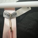 House Of CB  Camille Black Silk Cutout Mini Dress Size M Party/Cocktail Photo 2