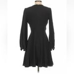 Amanda Uprichard 100% Silk Black Long Sleeve Cutout Mini Dress size P XS 0-2 Photo 7