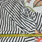 Lily White  medium womens cardigan kimono black white striped long sleeve new NWT Photo 7