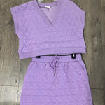 Entro  Purple Skirt Set Photo 0