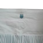 K-Swiss Pleated Tennis Skort White Aqua Ombre Athletic Skirt Shorts Size M NWT Photo 4