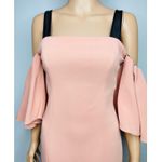 Cinq à Sept Cinq a Sept Bloom Monroe Mini Dress size 6 sheath off the shoulder blush pink Photo 11