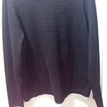 Adrianna Papell  V-Neck Ottoman Stitch Sweater Size Large Photo 2