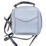 Free People Faux Leather White Back Pack Photo 0