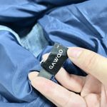 White House | Black Market GAWOO Women’s Blue Jean Plaid Tweed Patchwork Mini Skirt - Size L Waist 30 In Photo 4