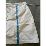 Anne Klein  White Elastic‎ Waistband Short Length Modern Skort Womens Large Photo 6