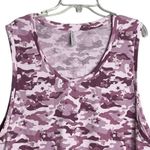 Fabletics Shirt Womens XXL Pink Purple Camo Janis Muscle Tank Top Athleisure Photo 2
