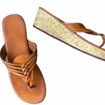 American Eagle  Braided Cork Wedge Sandals Photo 0