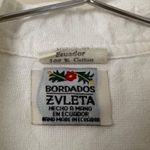 Bordados Zvleta Women’s Made in Ecuador Embroidered Cotton Button Down Shirt Photo 5