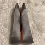 ASOS  DESIGN Silver Ballet Flats Slide On Dress Shoes size 4 US size 6 BNWOT Photo 5