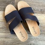 Life Stride Divine Open Toe Slip On Wedge Sandals size 9.5W NWOT wides navy Photo 8