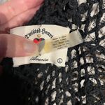 Twisted Heart Hooded Crochet Vintage y2k knit 3D floral inserts Breathable summer Whimsygoth rave emo handcrafted   Rare gorgeous   Versatile Coverup bikini beach Cardigan Sweater Photo 4