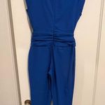 Inc international  Concepts Cobalt Blue Double Breasted Military Jumpsuit Size 2P Photo 3