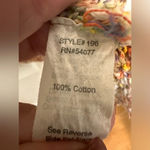 CAbi  Blouse Short Sleeve Scoop Neck Crochet Knit Sheer Style #196 Photo 4