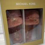 Michael Kors Alexis Open Toe Slip On Slide Sunset Rose Photo 1